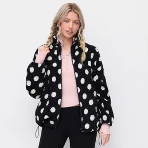 Women’s Fleece Polka Dot Jacket